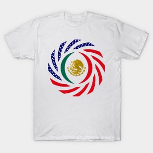 Mexican American Multinational Patriot Flag T-Shirt